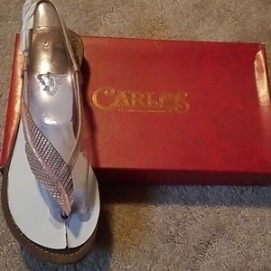 Carlos Santana Tandy Pink Sandals size 8.5